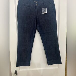 Lands end denim Audrey crop pant size 8